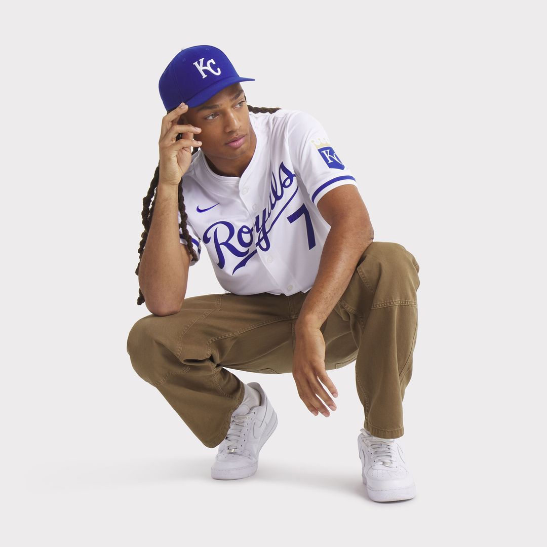 Kansas City Royals Bobby Witt Jr. Nike Home Limited Player Jersey - White MLB Team Jersey Baseball Fan Apparel