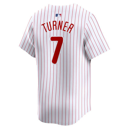 Philadelphia Phillies Trea Turner Nike Youth Home Limited Player Jersey - White MLB Team Jersey Baseball Fan Apparel