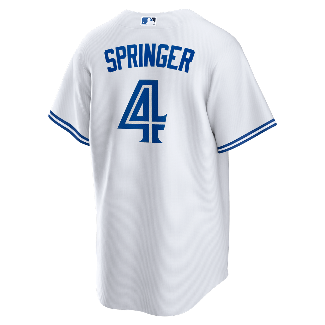Toronto Blue Jays George Springer Nike Home Replica Jersey - White MLB Team Jersey Baseball Fan Apparel
