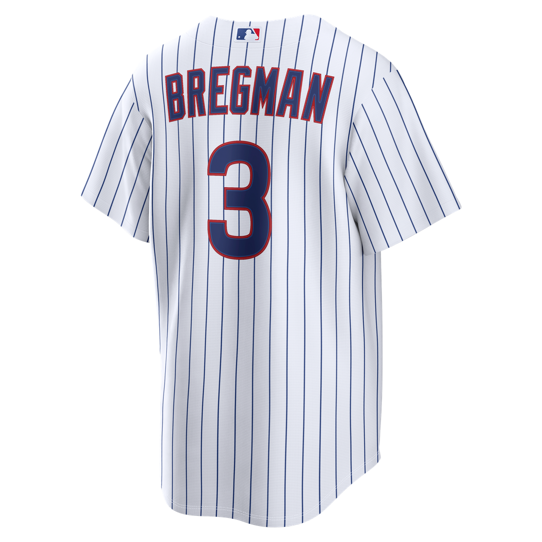 Chicago Cubs Alex Bregman Nike Home Replica Jersey - White MLB Team Jersey Baseball Fan Apparel