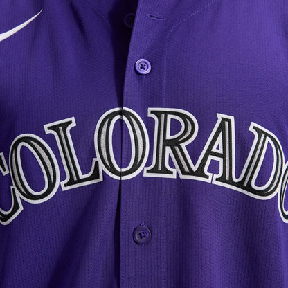 Colorado Rockies Nike Alternate Limited Jersey - Purple MLB Team Jersey Baseball Fan Apparel