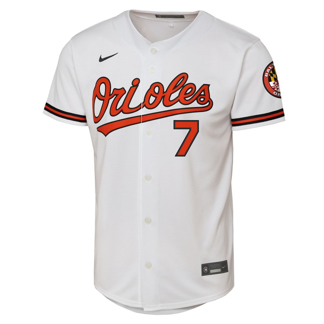 Baltimore Orioles Jackson Holliday Nike Youth Alternate 2 Stadium Player Jersey - Orange MLB Team Jersey Baseball Fan Apparel