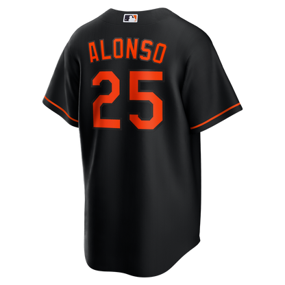 Baltimore Orioles Pete Alonso Nike Alternate Replica Jersey - Black MLB Team Jersey Baseball Fan Apparel