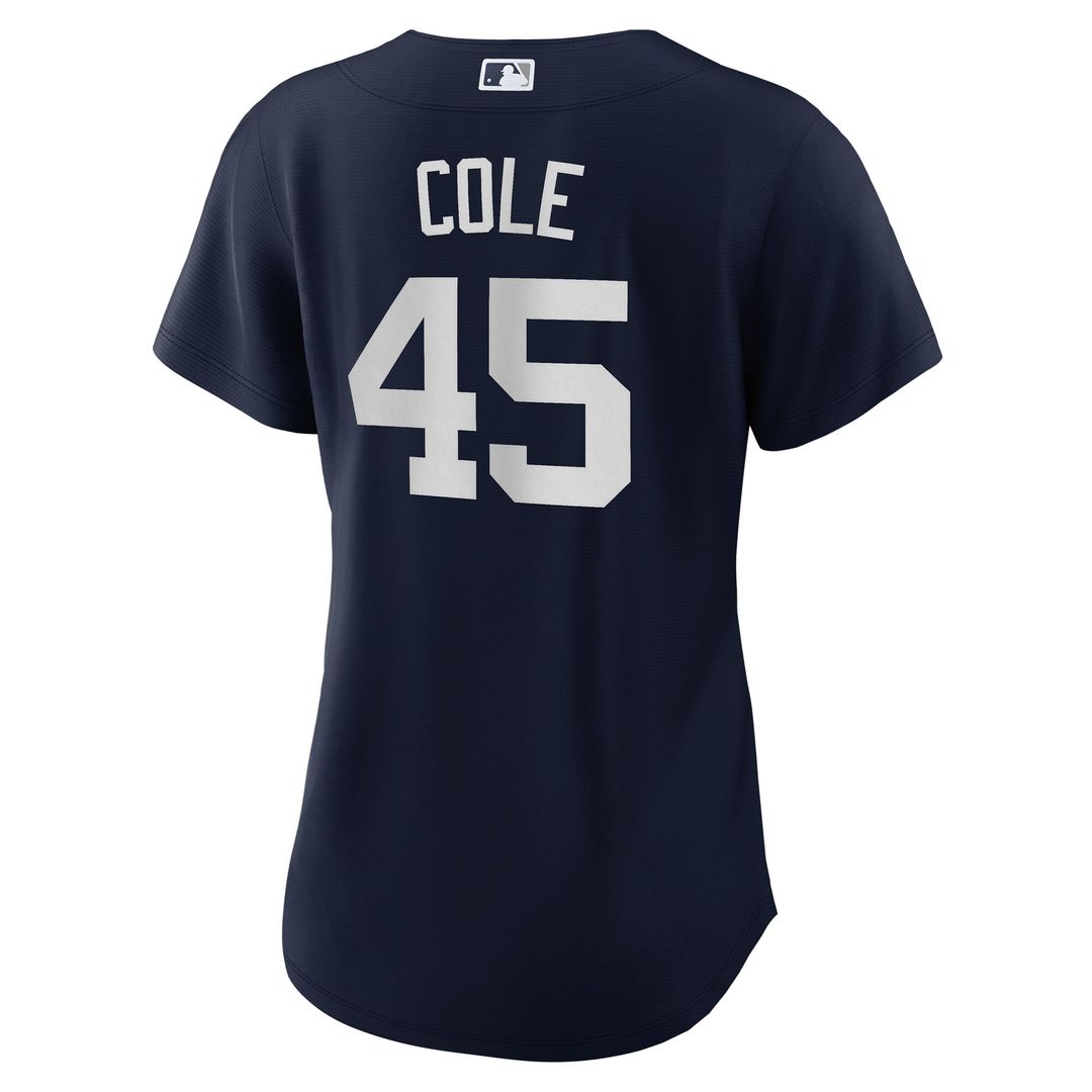 New York Yankees Gerrit Cole Nike Women's Alternate Replica Player Jersey - Navy MLB Team Jersey Baseball Fan Apparel