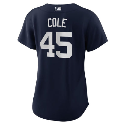 New York Yankees Gerrit Cole Nike Women's Alternate Replica Player Jersey - Navy MLB Team Jersey Baseball Fan Apparel