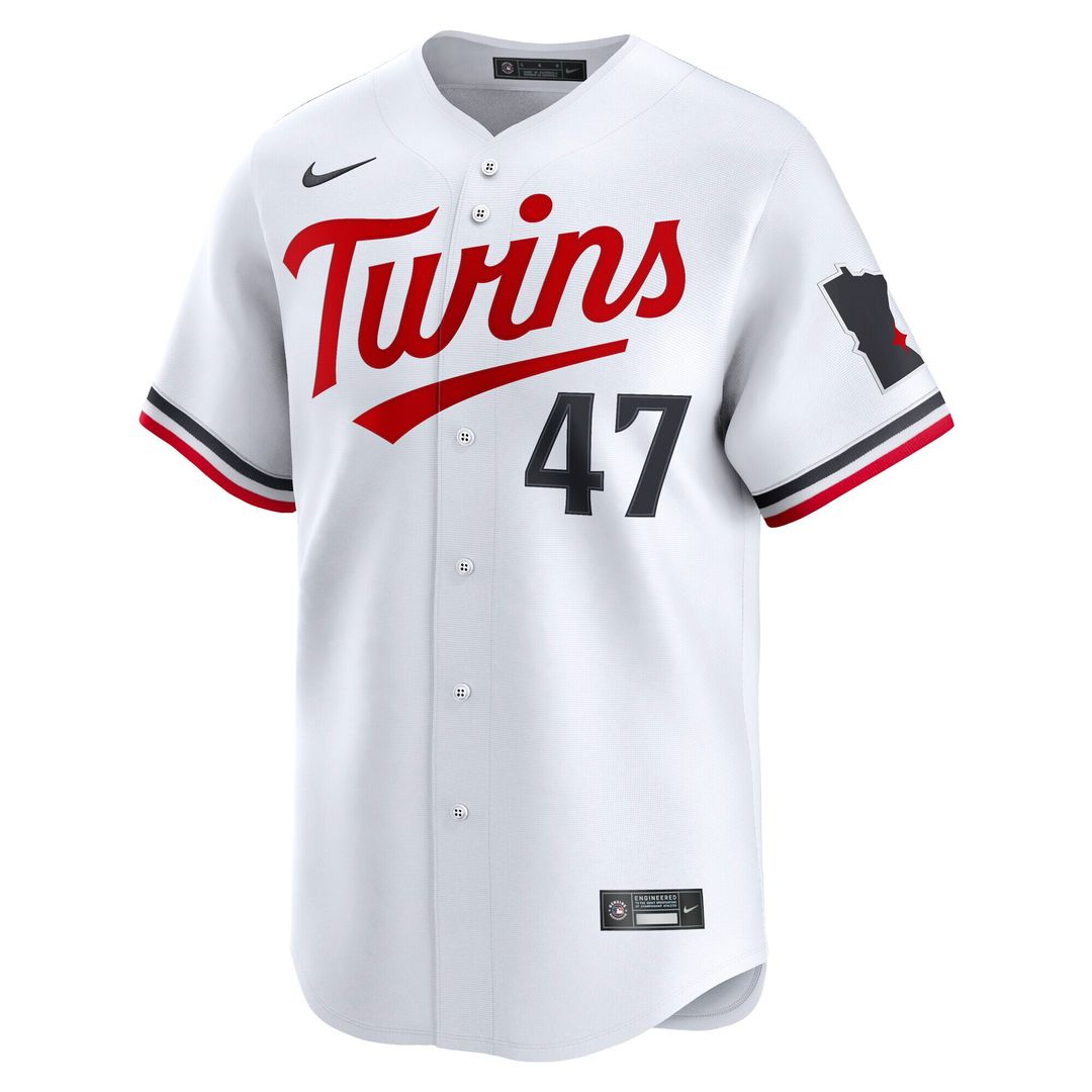 Minnesota Twins Edouard Julien Nike Home Limited Player Jersey - White MLB Team Jersey Baseball Fan Apparel