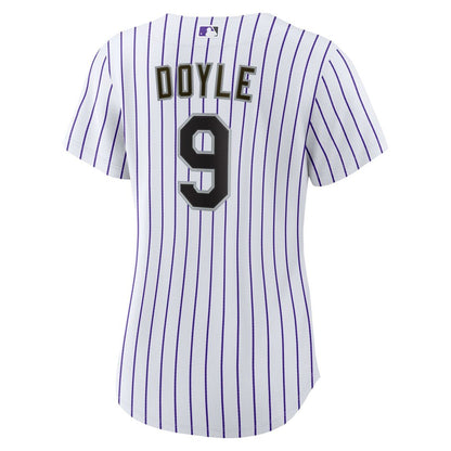 Colorado Rockies Brenton Doyle Nike Women's Home Replica Jersey - White MLB Team Jersey Baseball Fan Apparel