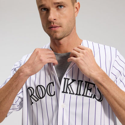 Colorado Rockies Nike Home Replica Team Jersey - White MLB Team Jersey Baseball Fan Apparel