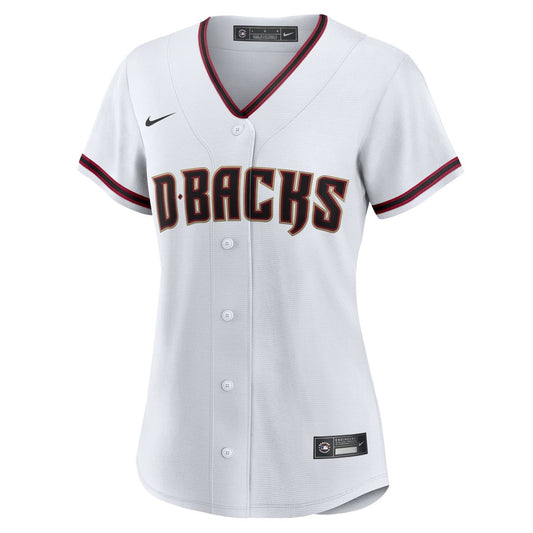 Arizona Diamondbacks Corbin Carroll Nike Women's Home Replica Player Jersey - White MLB Team Jersey Baseball Fan Apparel