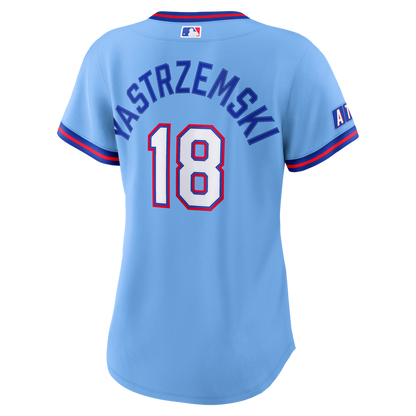 Atlanta Braves Mike Yastrzemski Nike Women's 2026 City Connect Stadium Jersey - Powder Blue MLB Team Jersey Baseball Fan Apparel