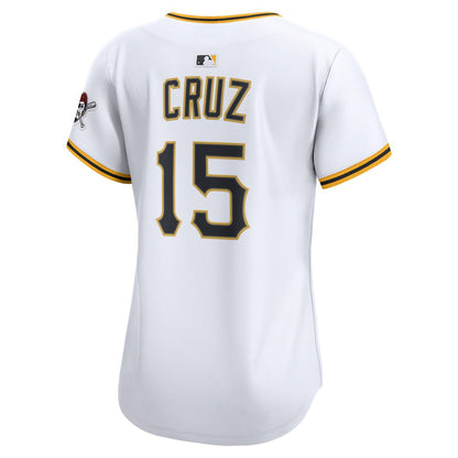 Pittsburgh Pirates Oneil Cruz Nike Women's Home Limited Player Jersey - White MLB Team Jersey Baseball Fan Apparel