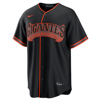 San Francisco Giants Rafael Devers Nike Alternate Replica Jersey - Black MLB Team Jersey Baseball Fan Apparel