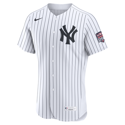 New York Yankees Aaron Judge Nike USA 250 Fourth of July Home Authentic Jersey - White MLB Team Jersey Baseball Fan Apparel