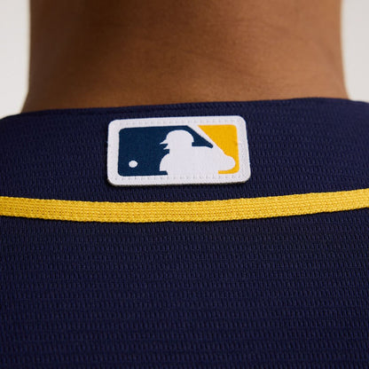 Milwaukee Brewers Nike Alternate Replica Team Jersey - Navy MLB Team Jersey Baseball Fan Apparel