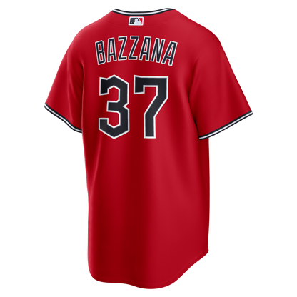 Cleveland Guardians Travis Bazzana Nike Alternate Replica Jersey - Red MLB Team Jersey Baseball Fan Apparel
