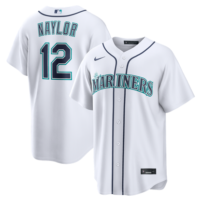 Seattle Mariners Josh Naylor Nike Home Replica Jersey - White MLB Team Jersey Baseball Fan Apparel