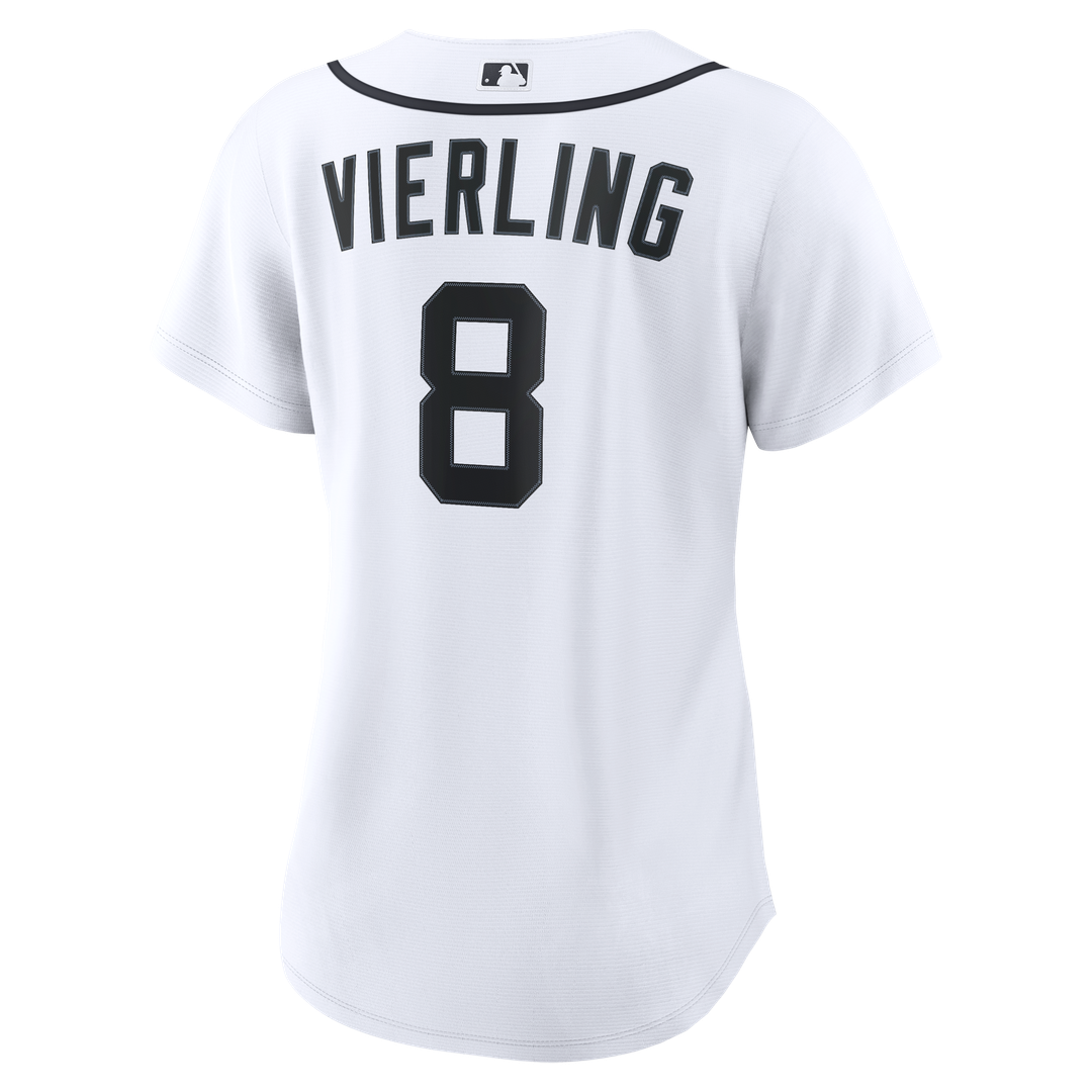 Detroit Tigers Matt Vierling Nike Women's Home Replica Jersey - White MLB Team Jersey Baseball Fan Apparel