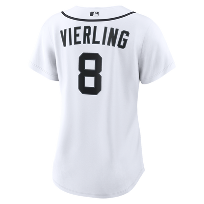 Detroit Tigers Matt Vierling Nike Women's Home Replica Jersey - White MLB Team Jersey Baseball Fan Apparel