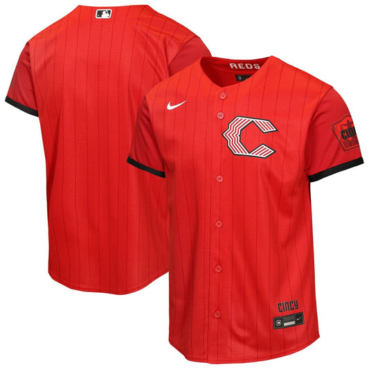 Cincinnati Reds Nike Youth 2026 City Connect Stadium Jersey - Red MLB Team Jersey Baseball Fan Apparel