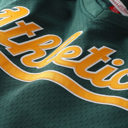 Athletics Rickey Henderson Mitchell & Ness Authentic Batting Practice Jersey - Green MLB Team Jersey Baseball Fan Apparel