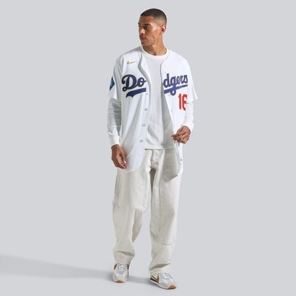 Los Angeles Dodgers Will Smith Nike 2026 Gold Collection Authentic Jersey - White MLB Team Jersey Baseball Fan Apparel