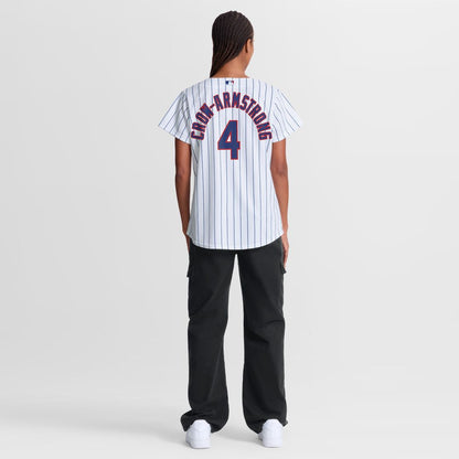 Chicago Cubs Pete Crow - Armstrong Nike Women's Home Replica Jersey - White MLB Team Jersey Baseball Fan Apparel