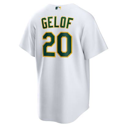 Athletics Zack Gelof Nike Home Replica Jersey - White MLB Team Jersey Baseball Fan Apparel