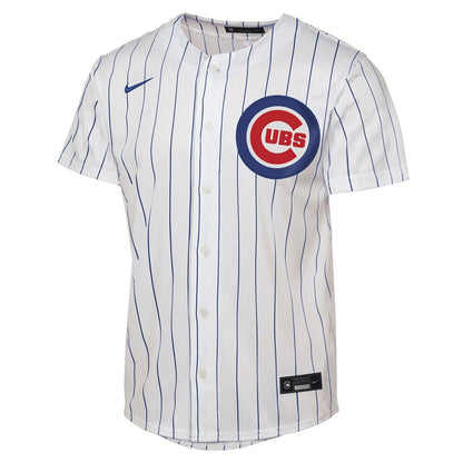 Chicago Cubs Alex Bregman Nike Youth Home Replica Jersey - White MLB Team Jersey Baseball Fan Apparel