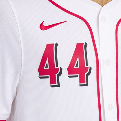 Cincinnati Reds Elly De La Cruz Nike Home Limited Player Jersey - White MLB Team Jersey Baseball Fan Apparel