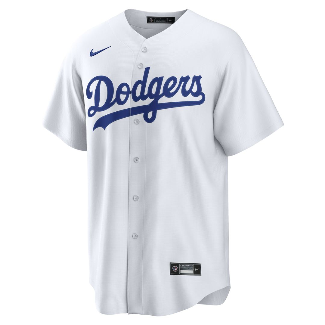 Los Angeles Dodgers Blake Snell Nike Home Replica Jersey - White MLB Team Jersey Baseball Fan Apparel