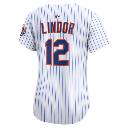 New York Mets Francisco Lindor Nike Women's Home Limited Jersey - White MLB Team Jersey Baseball Fan Apparel