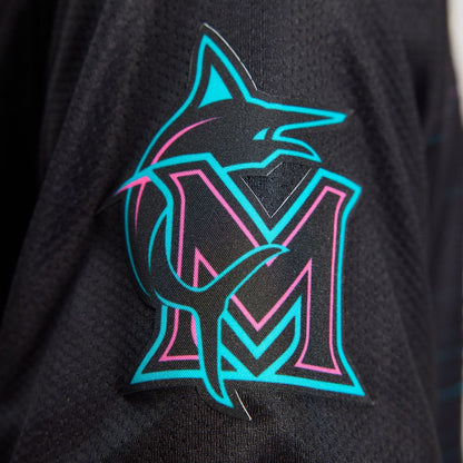Miami Marlins Nike Women's 2025 City Connect Limited Jersey - Black MLB Team Jersey Baseball Fan Apparel