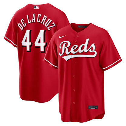 Cincinnati Reds Elly De La Cruz Nike Alternate Replica Jersey - Red MLB Team Jersey Baseball Fan Apparel