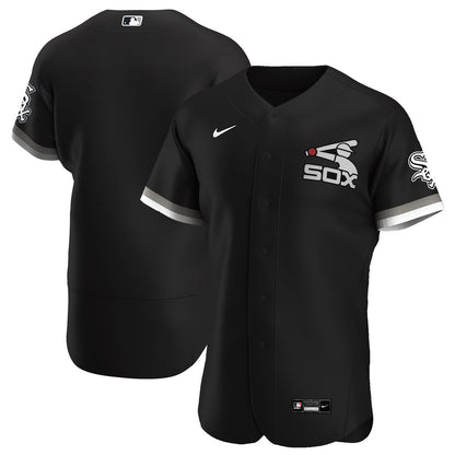 Chicago White Sox Nike Alternate Authentic Team Jersey - Black MLB Team Jersey Baseball Fan Apparel