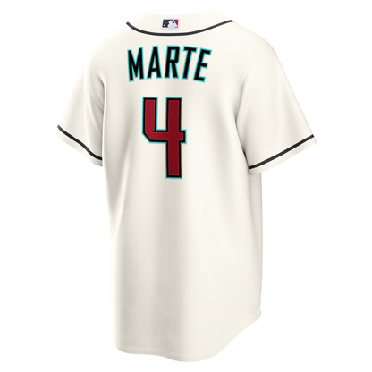 Arizona Diamondbacks Ketel Marte Nike Home Replica Jersey - Cream MLB Team Jersey Baseball Fan Apparel