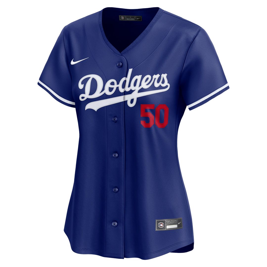 Los Angeles Dodgers Mookie Betts Nike Women's Alternate 2 Limited Player Jersey - Royal MLB Team Jersey Baseball Fan Apparel