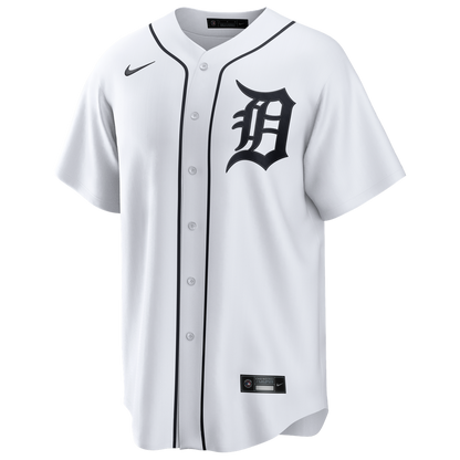 Detroit Tigers Kerry Carpenter Nike Home Replica Jersey - White MLB Team Jersey Baseball Fan Apparel