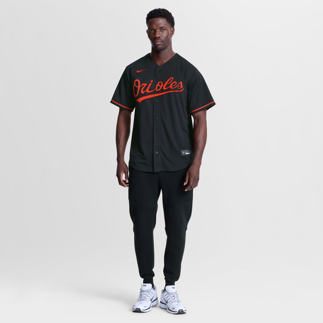 Baltimore Orioles Gunnar Henderson Nike Alternate Replica Jersey - Black MLB Team Jersey Baseball Fan Apparel