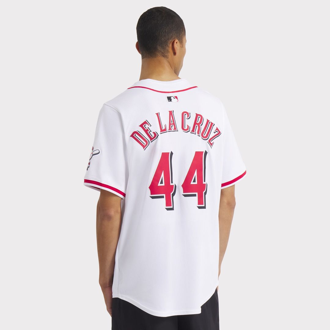 Cincinnati Reds Elly De La Cruz Nike Home Limited Player Jersey - White MLB Team Jersey Baseball Fan Apparel