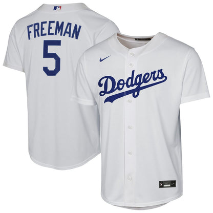 Los Angeles Dodgers Freddie Freeman Nike Youth Home Replica Player Jersey - White MLB Team Jersey Baseball Fan Apparel