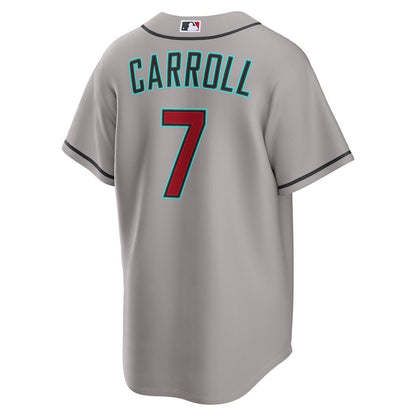 Arizona Diamondbacks Corbin Carroll Nike Alternate 2 Replica Jersey - Crimson MLB Team Jersey Baseball Fan Apparel