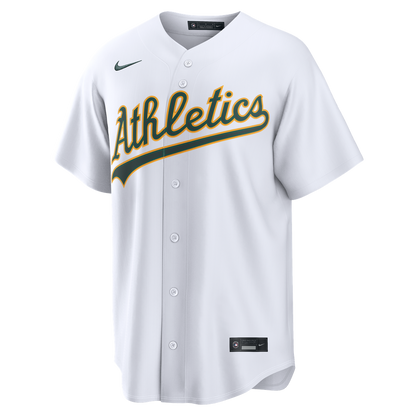 Athletics Henry Bolte Nike Home Replica Jersey - White MLB Team Jersey Baseball Fan Apparel