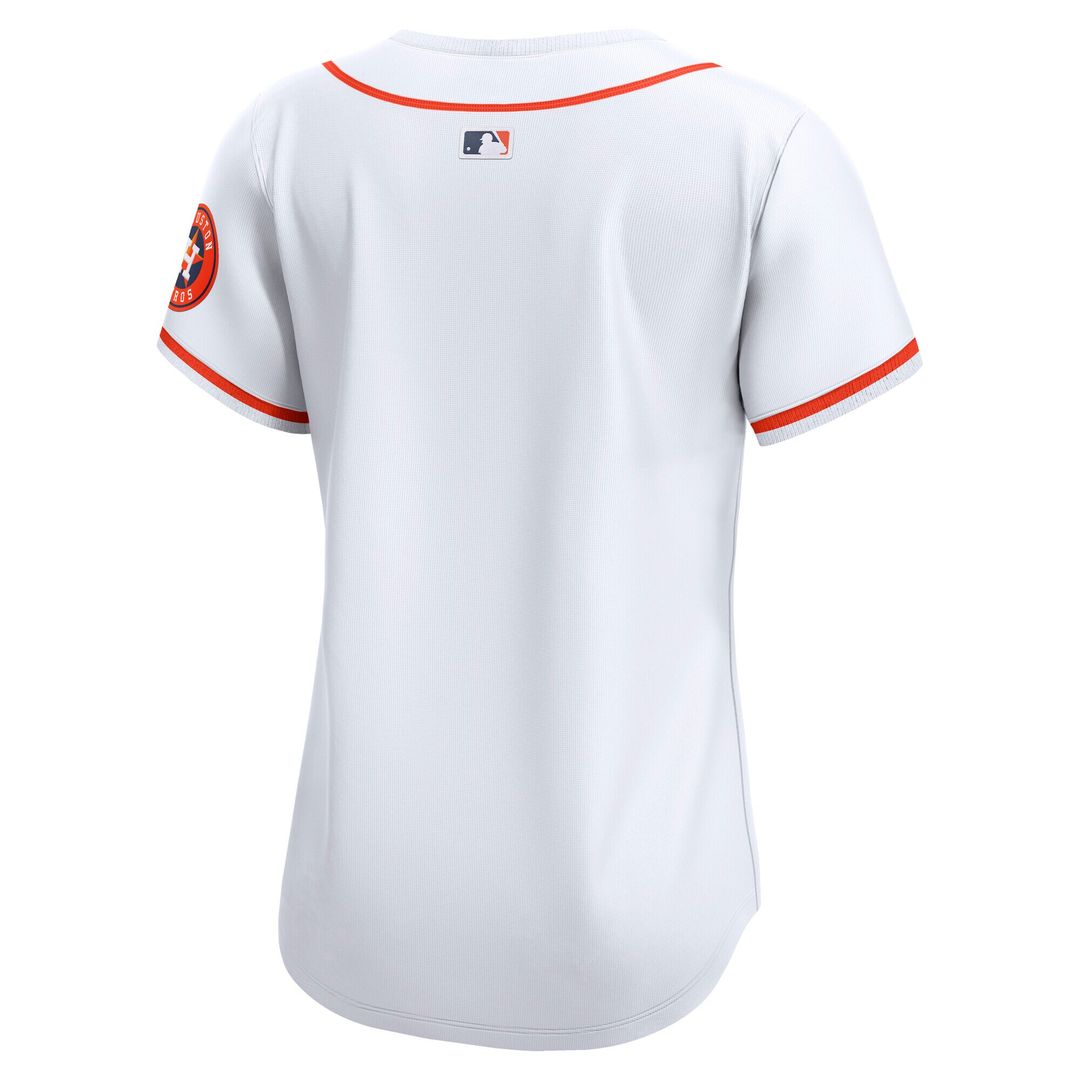 Houston Astros Nike Home Women's Limited Jersey - White MLB Team Jersey Baseball Fan Apparel