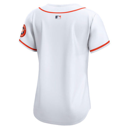 Houston Astros Nike Home Women's Limited Jersey - White MLB Team Jersey Baseball Fan Apparel