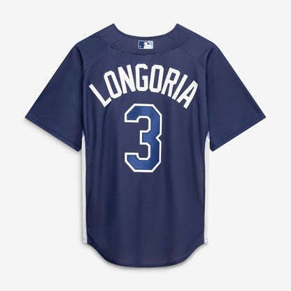 Tampa Bay Rays Evan Longoria Mitchell & Ness Authentic Batting Practice Jersey - Navy MLB Team Jersey Baseball Fan Apparel