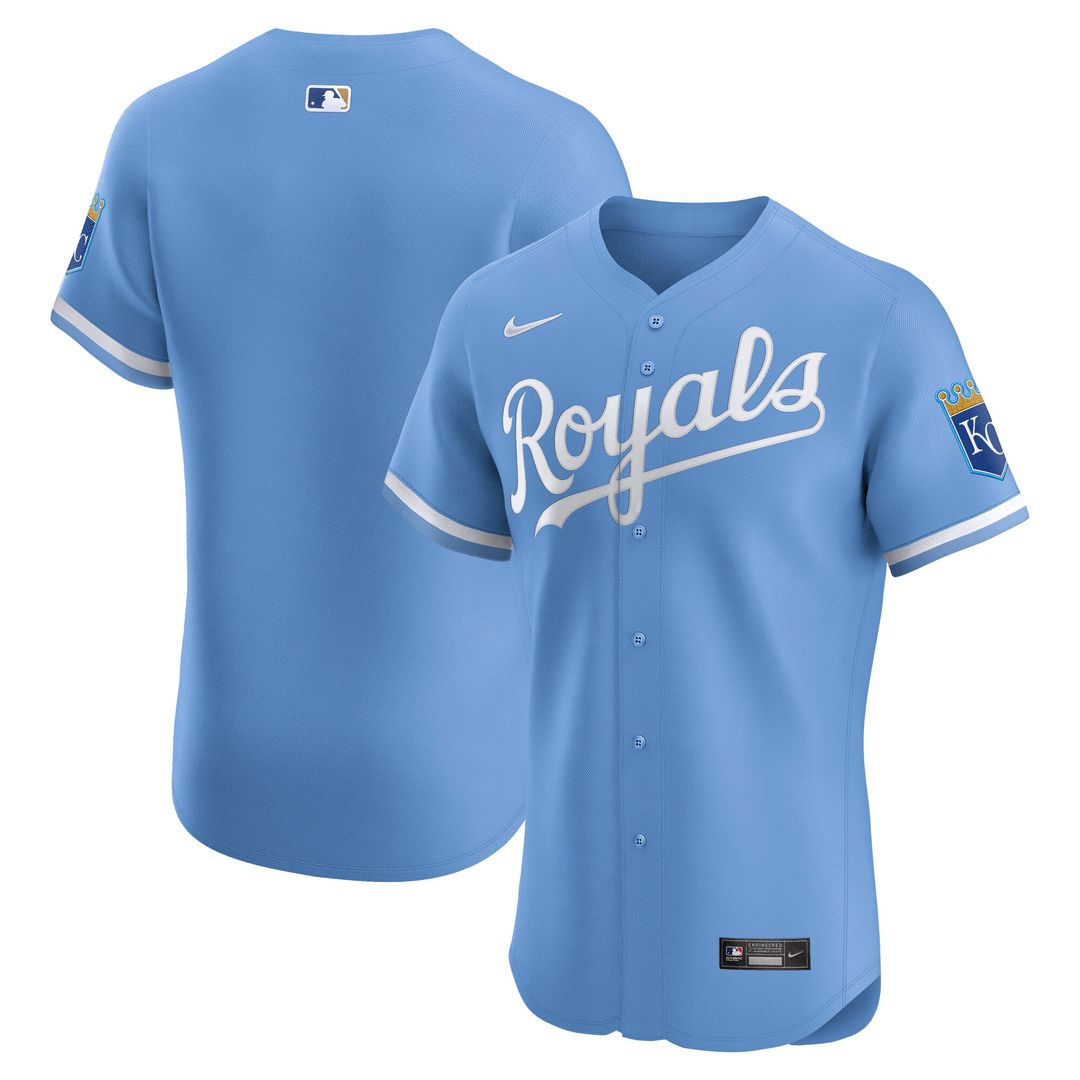 Kansas City Royals Nike Home Elite Jersey - White MLB Team Jersey Baseball Fan Apparel