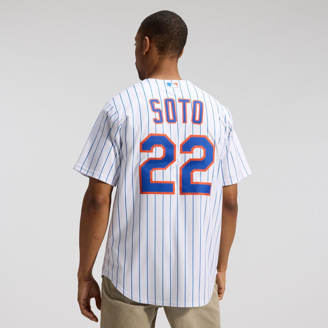 New York Mets Juan Soto Nike Home Replica Player Jersey - White MLB Team Jersey Baseball Fan Apparel