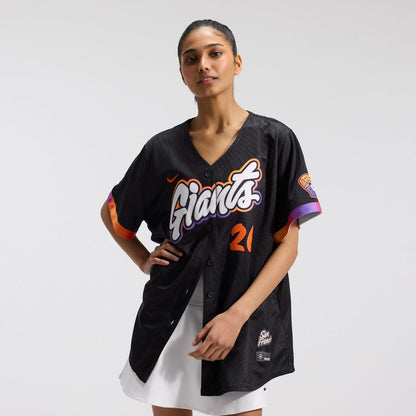 San Francisco Giants Matt Chapman Nike Women's 2025 City Connect Limited Jersey - Anthracite MLB Team Jersey Baseball Fan Apparel