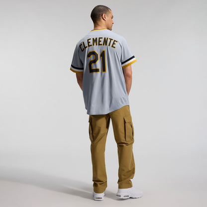 Pittsburgh Pirates Roberto Clemente Nike Throwback Cooperstown Limited Jersey - Gray MLB Team Jersey Baseball Fan Apparel