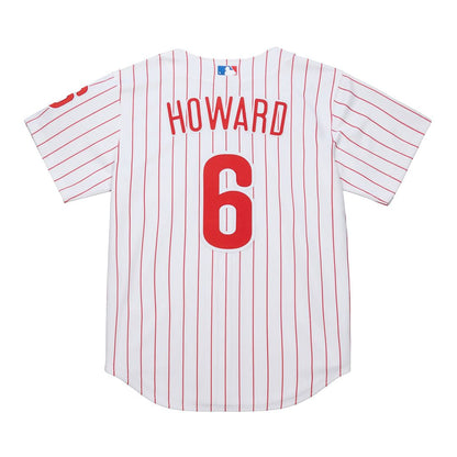 Philadelphia Phillies Ryan Howard Mitchell & Ness Cooperstown Authentic Jersey - White MLB Team Jersey Baseball Fan Apparel